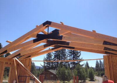 Custom steel project by Johnson Iron in Truckee, CA
